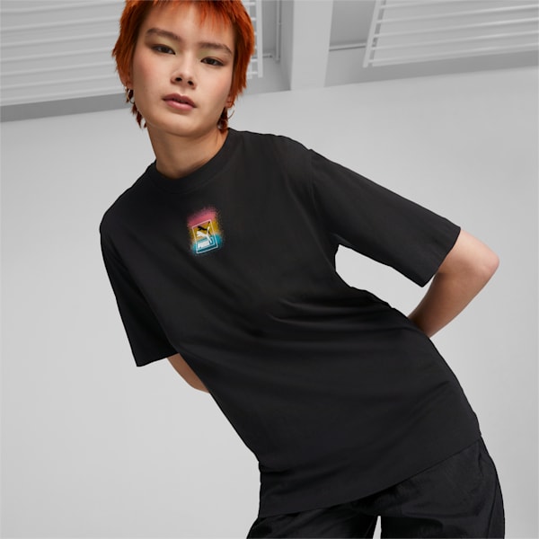 Brand Love Relaxed Women's T-Shirt, Puma Black