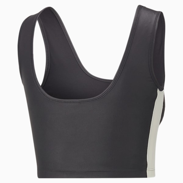 T7 Shiny Women's Cropped Top, Puma Black-Pristine, extralarge