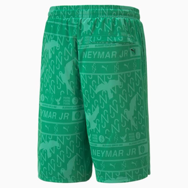 PUMA x NEYMAR JR Men's Jaquard Shorts, Leprechaun Green, extralarge