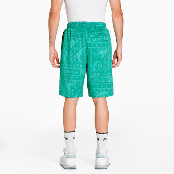 Neymar Jr. Jacquard Men's Shorts, Leprechaun Green, extralarge-IND