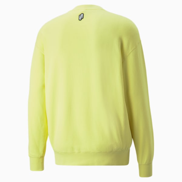 PUMA x NEYMAR JR Men's Crew Neck Sweatshirt, Limelight, extralarge