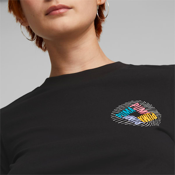 SWxP Graphic Women's T-Shirt, Puma Black