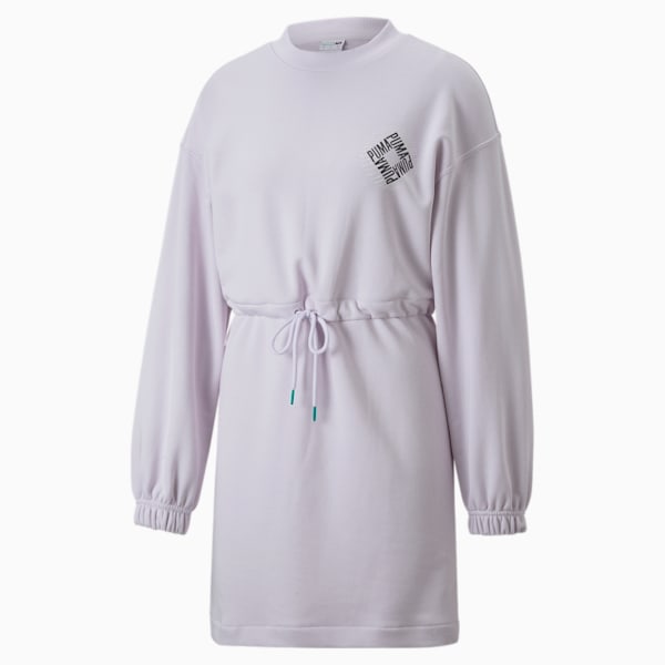 Sportswear by PUMA Crew Neck Dress, Lavender Fog