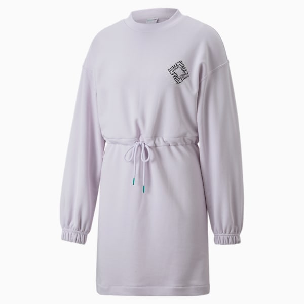 Sportswear by PUMA Crew Neck Dress, Lavender Fog, extralarge