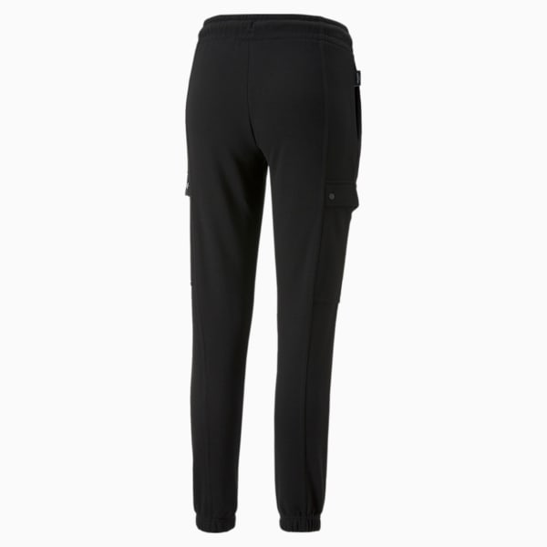 Pants para mujer SWxP Cargo, Puma Black, extralarge