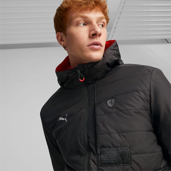 Scuderia Ferrari Style Men's Reversible Jacket, Puma Black, extralarge-IND