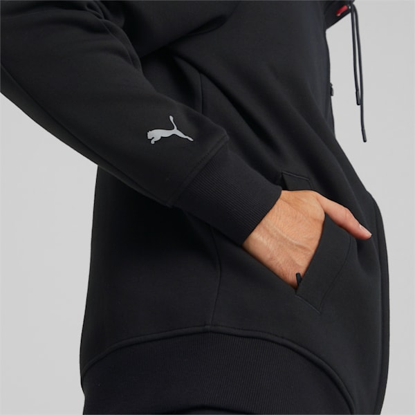 Scuderia Ferrari Style Men's Hooded Sweat Jacket, Puma Black, extralarge-IND