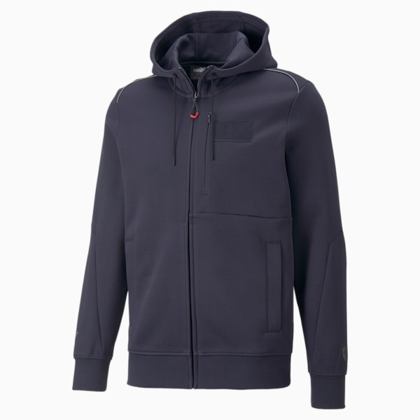 Scuderia Ferrari Style Men's Hooded Sweat Jacket, Parisian Night, extralarge-IND