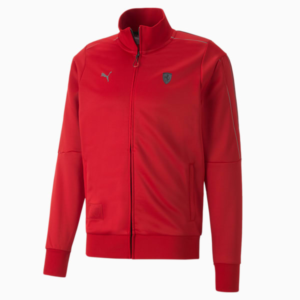 Scuderia Ferrari Style MT7 Men's Track Jacket, Rosso Corsa, extralarge-IND