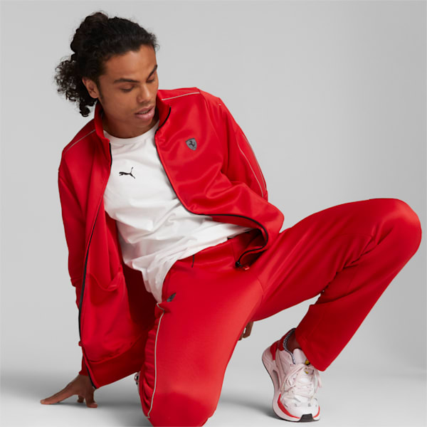 Scuderia Ferrari Style MT7 Men's Track Jacket, Rosso Corsa, extralarge-IND