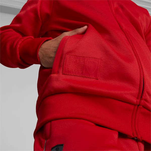 Scuderia Ferrari Style MT7 Men's Track Jacket, Rosso Corsa, extralarge-IND