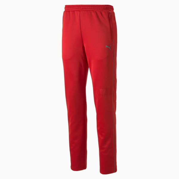 Scuderia Ferrari Style MT7 Track Men's Regular Fit Pants, Rosso Corsa, extralarge-IND