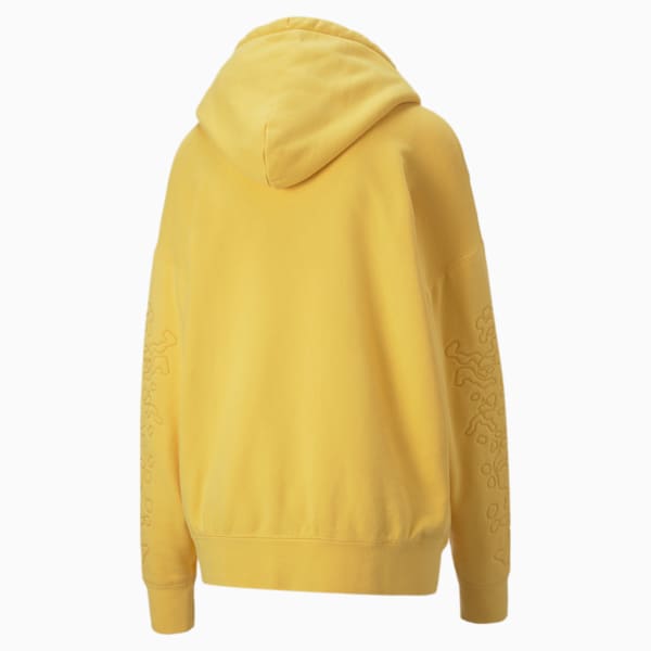 Sudadera con gorra para mujer INLAND, Mustard Seed, extralarge