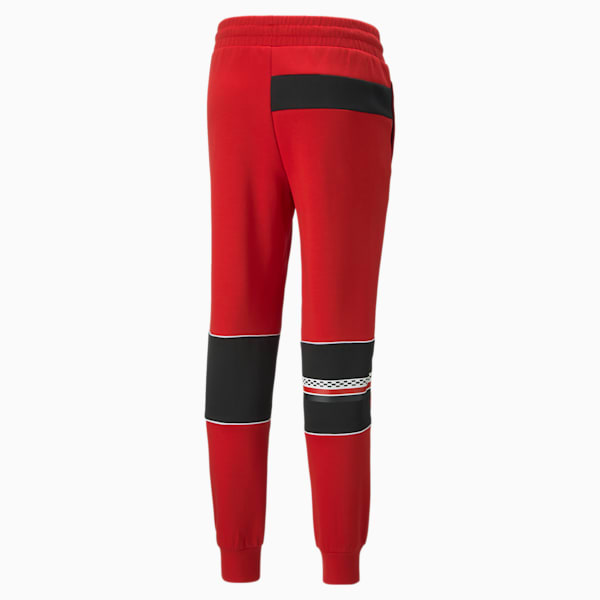 Scuderia Ferrari Race Speed Drive Series Men's Regular Fit Sweat Pants, Rosso Corsa, extralarge-IND