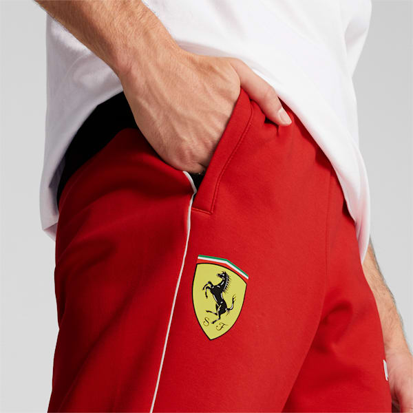 Scuderia Ferrari Race Speed Drive Series Men's Regular Fit Sweat Pants, Rosso Corsa, extralarge-IND