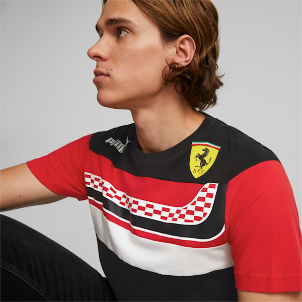 Ferrari Race SDS Men's Regular Fit T-Shirt, Puma Black, extralarge-IND
