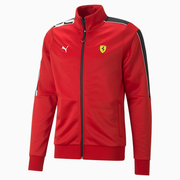 Ferrari Race MT7 Men's Track Jacket, Rosso Corsa, extralarge-IND