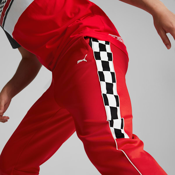 Ferrari Race MT7 Men's Regular Fit Track Pants, Rosso Corsa, extralarge-IND