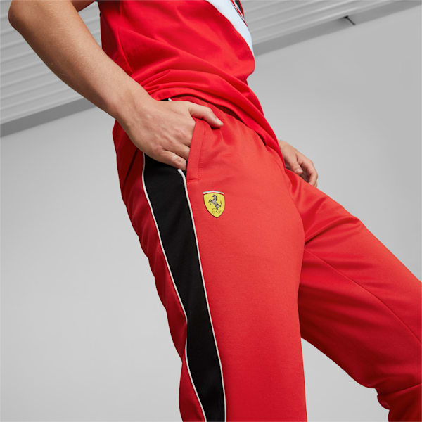 Ferrari Race MT7 Men's Regular Fit Track Pants, Rosso Corsa, extralarge-IND