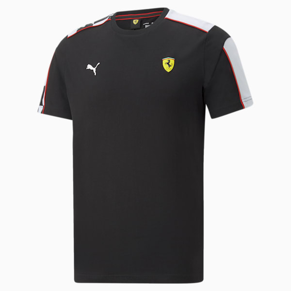 Scuderia Ferrari Race MT7 Men's T-Shirt, Puma Black