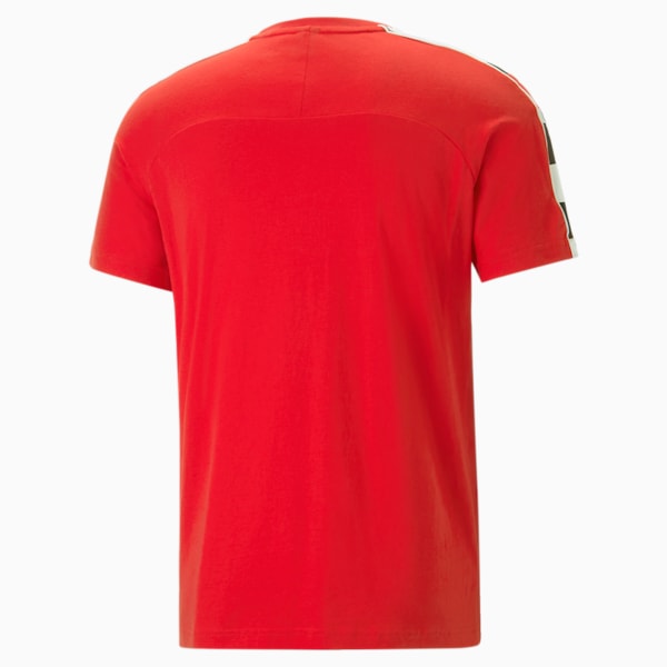 Scuderia Ferrari Race MT7 Men's T-Shirt, Rosso Corsa, extralarge-IND