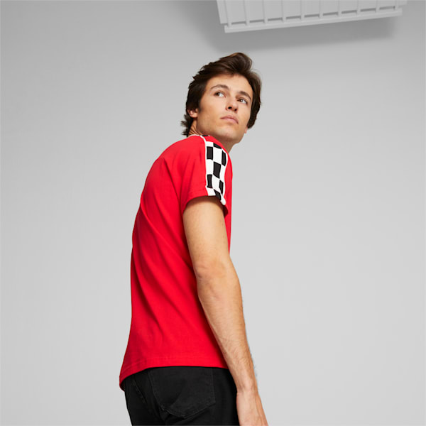 Scuderia Ferrari Race MT7 Men's T-Shirt, Rosso Corsa, extralarge-IND
