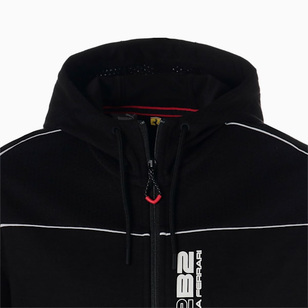 メンズ フェラーリ レース フーデッド スウェット ジャケット, Puma Black, extralarge-JPN