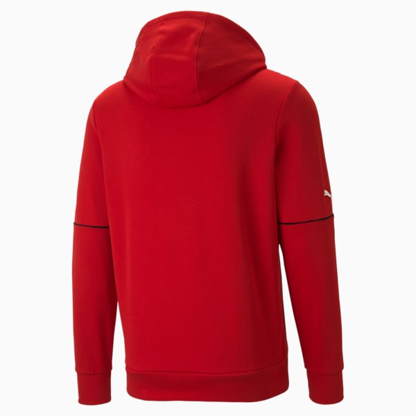 Ferrari Race Men's Hooded Sweat Jacket, Rosso Corsa, extralarge-IND