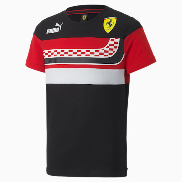 Scuderia Ferrari Race SDS Motorsport Tee Big Kids, Puma Black, extralarge