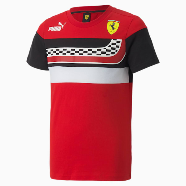 Ferrari Race Kids SDS Youth T-Shirt, Rosso Corsa, extralarge-IND