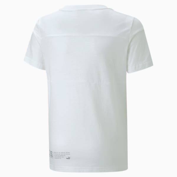 Playera de automovilismo para jóvenes Scuderia Ferrari Race SDS, Puma White, extralarge