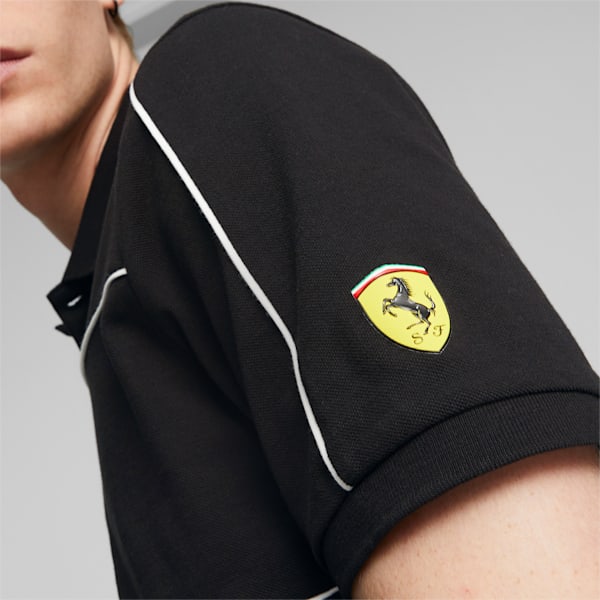 Camiseta tipo polo Scuderia Ferrari Race para hombre, Puma Black