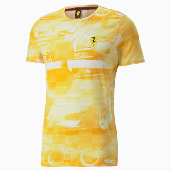 Puma ferrari yellow t shirt outlet