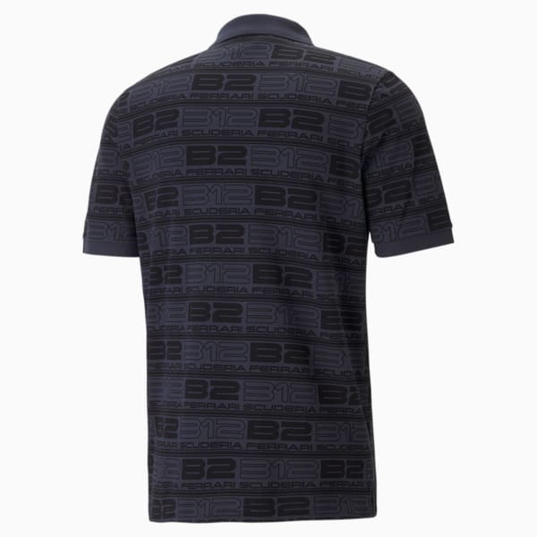 Scuderia Ferrari Race Graphic Printed Men's Polo, Parisian Night, extralarge