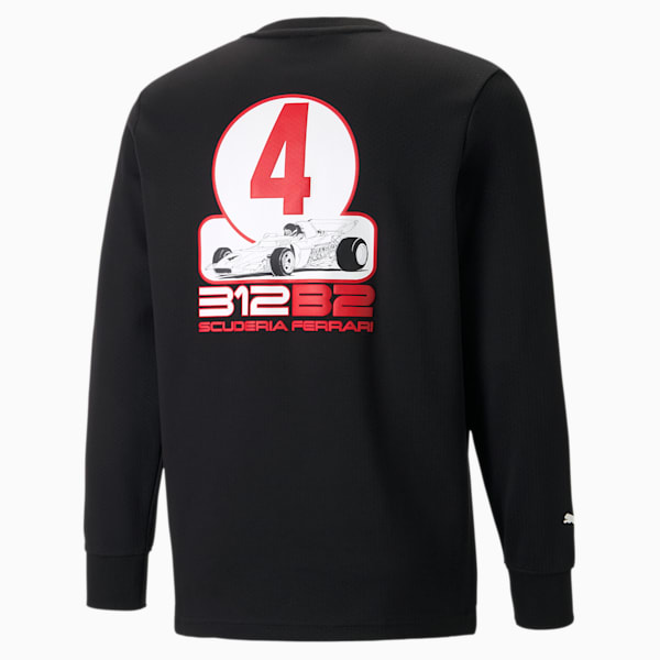 Scuderia Ferrari Race Graphic Motorsport Sweatshirt Men, Puma Black, extralarge-IND
