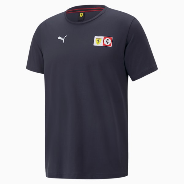 Scuderia Ferrari Shield Men's T-Shirt, Parisian Night, extralarge-IND