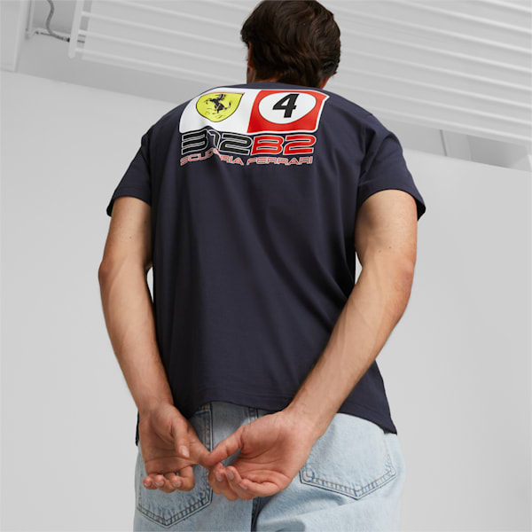 Scuderia Ferrari Shield Men's T-Shirt, Parisian Night, extralarge-IND