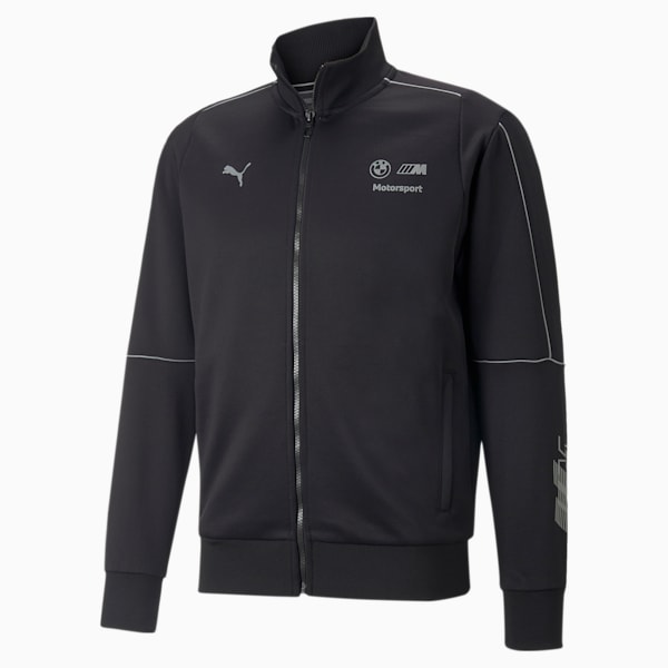 BMW M Motorsport MT7 Men's Track Jacket, Puma Black, extralarge-AUS