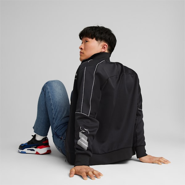 BMW M Motorsport MT7 Men's Track Jacket, Puma Black, extralarge-IND