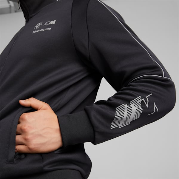 BMW M Motorsport MT7 Men's Track Jacket, Puma Black, extralarge-IND