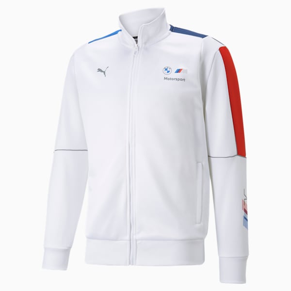 BMW M Motorsport MT7 Men's Track Jacket, Puma White, extralarge-IND