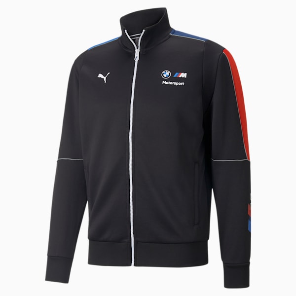 BMW M Motorsport MT7 Men's Track Jacket, Puma Black-M color, extralarge-IND