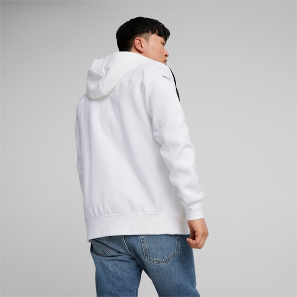 BMW M Motorsport Hdd Men's Sweat Jacket, Puma White, extralarge-IND