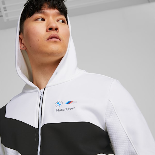 BMW M Men's Hooded Sweat Jacket | PUMA