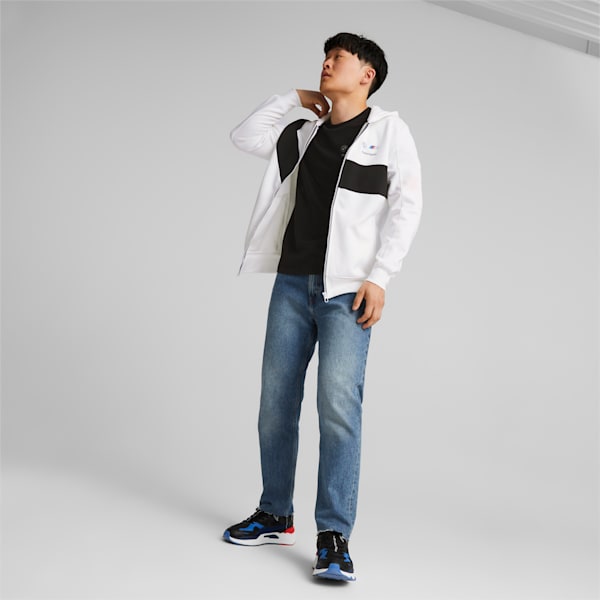 BMW M Motorsport Hdd Men's Sweat Jacket, Puma White, extralarge-IND