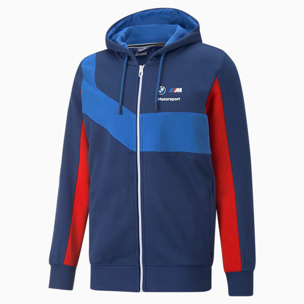 BMW M Motorsport Hdd Men's Sweat Jacket, Estate Blue, extralarge-IND
