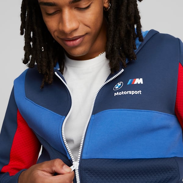 BMW M Motorsport Hdd Men's Sweat Jacket, Estate Blue, extralarge-IND