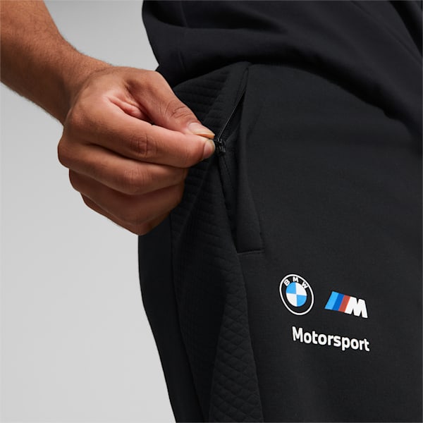 BMW M Motorsport Men's Sweat Shorts, Puma Black, extralarge