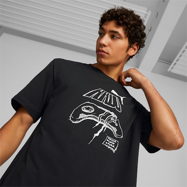 メンズ eスポーツ RKDO ゲーミング 半袖 Tシャツ, Puma Black