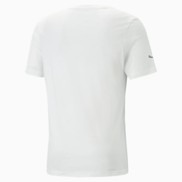 BMW M Motorsport Graphic Men's T-Shirt, Puma White, extralarge-IND